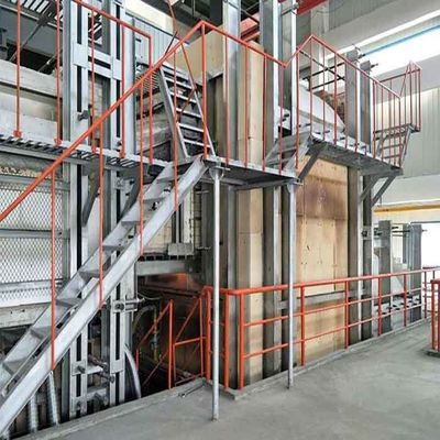 kupować Customized 380V End Fired Furnace Refractory Material Glass Furnace With Natural Gas Burner online manufacture