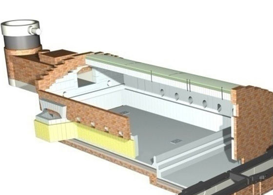 kupować 50Hz Piec krzyżowo wypalony Piec do topienia szkła gazowego online manufacture
